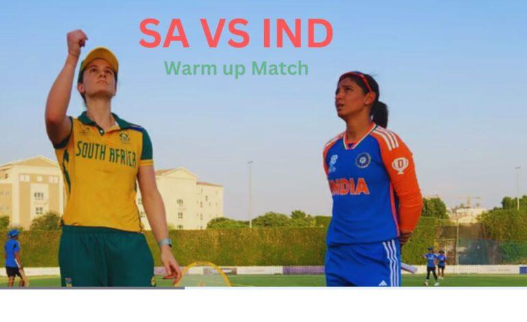 Sa vs Ind t 20 warm up match