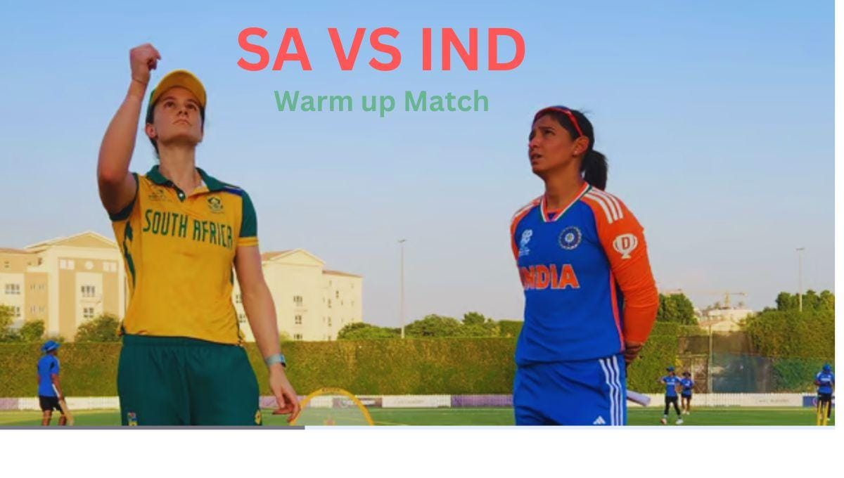 Women Cricket World Cup 2024 warm-up Matches Today