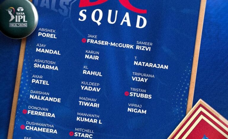 Delhi Capitals IPL team 2025 squad