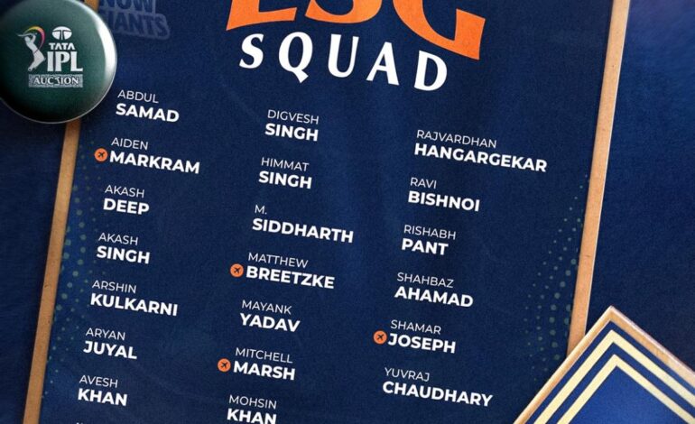 Lucknow Super Giants IPL Team 2025