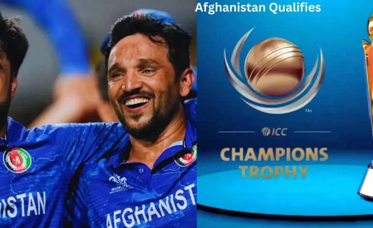 Afghanistan qualifies for Champions trophy 2025